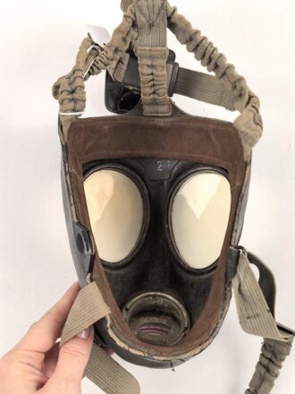 Österreich, Leder B Maske , Hersteller Ditmar Wien