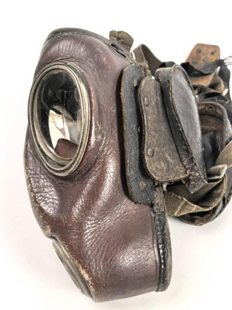 Deutschland,  Leder B Maske mit Ohrenschützern ?, Patent Draeger