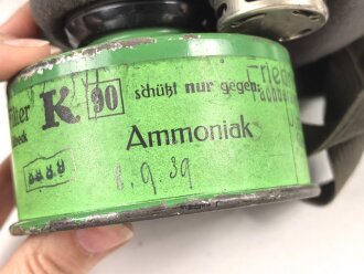 Deutschland,  Atemschutzmaske Draeger  mit Filter , Vorkriegsproduktion ?