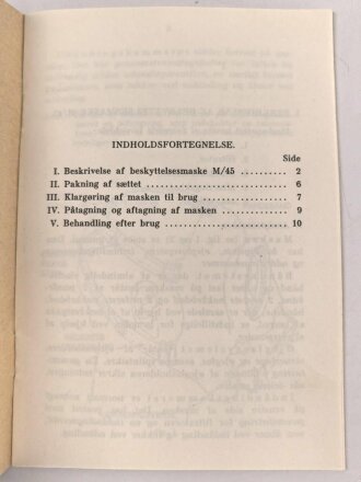 Dänemark, Bedienungsanleitung für die...