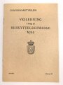 Dänemark, Bedienungsanleitung für die Schutzmaske M/45, datiert 1967, 12 Seiten, DIN A6