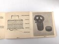 Dänemark, Bedienungsanleitung für die Zivilgasmaske M 1938, datiert 1939, 16 Seiten, Maße: 8 x 8cm