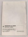 Dräger, Festsauerstoff-Geräte Betriebsanleitung in vier Sprachen, datiert 1975, 12 Seiten, DIN A5