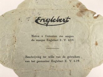 Belgien, Umschlag zur Gebrauchsanweisung für die...