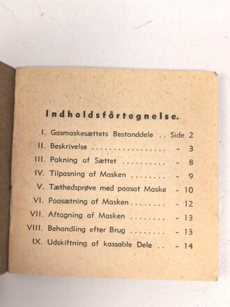 Dänemark, Bedienungsanleitung für die...
