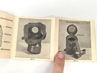 Dänemark, Bedienungsanleitung für die Zivilgasmaske M 1938, datiert 1939, 16 Seiten, Maße:8 x 8cm