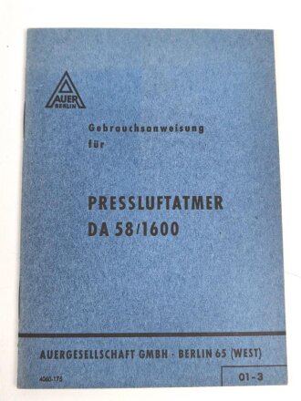 Deutschland nach 1945, Gebrauchsanweisung für AUER...