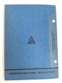 Deutschland nach 1945, Gebrauchsanweisung für AUER Pressluftatmer Da 58/1600, 32 Seiten, DIN A6