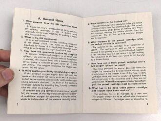 Drägerwerk, "Instructions for operating"...