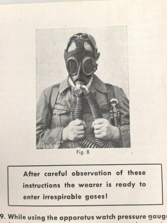 Drägerwerk, "Instructions for operating" Bedienungsanleitung für ein Sauerstoff-Atemschutzgerät R3.4-1", 16 Seiten, DIN A6, englisch