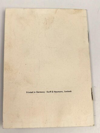 Drägerwerk, "Instructions for operating" Bedienungsanleitung für ein Sauerstoff-Atemschutzgerät R3.4-1", 16 Seiten, DIN A6, englisch