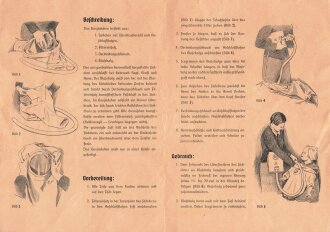 Luftschutz faltblatt  "Kindergasschutz", 4...