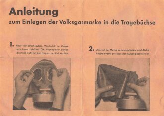 "Anleitung zum Einlegen der Volksgasmaske in die...