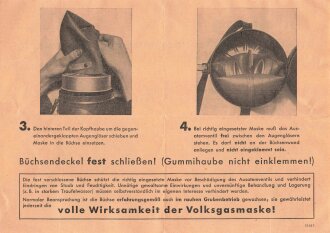 "Anleitung zum Einlegen der Volksgasmaske in die...