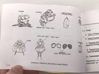 U.S. Technical Manual 3-4240-339-10 "Chemical-Biological Mask: Field M40 " February 1994, DIN A6
