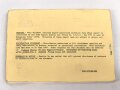 U.S. Technical Manual 3-4240-339-10 "Chemical-Biological Mask: Field M40 " February 1994, DIN A6