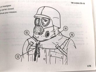 U.S. Technical Manual 3-4240-279-10 "Mask, Chemical-Biological: Field " October 1987, DIN A6