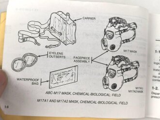 U.S. Technical Manual 3-4240-279-10 "Mask, Chemical-Biological: Field " October 1987, DIN A6