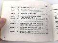 U.S. Technical Manual 3-4240-216-10 "Operators Manual" May 1985, DIN A6