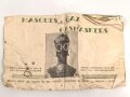 Belgien, Gebrauchsanweisung für die zivile Gasmaske Typs L.702, ca. DIN A5