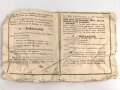 Belgien, Gebrauchsanweisung für die zivile Gasmaske Typs L.702, ca. DIN A5