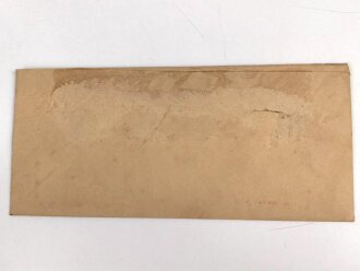 U.S. "Supplementary Notes on universal Gas Masks", DIN A4 with envelope
