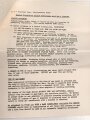 U.S. "Supplementary Notes on universal Gas Masks", DIN A4 with envelope