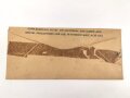 U.S. "Supplementary Notes on universal Gas Masks", DIN A4 with envelope