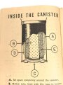 U.S.  WWII booklet "Your Gas Mask", DIN A6