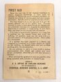 U.S.  WWII booklet "Your Gas Mask", DIN A6