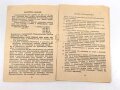 Polen, Bedienungsanleitung für einen Mehrstoff-Atemfilter des Types FP 23/1-IV/W, 11 Seiten, DIN A6