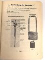 Schweizerische Armee " Die Gasmaske 53" datiert 1957, 55 Seiten, DIN A6