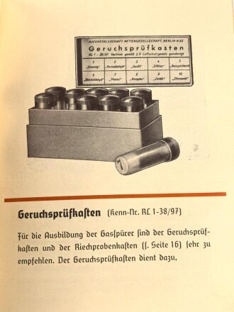 "Der Gasschutz im Werkluftschutz" Auer, 24 Seiten, DIN A6, Druckvermerk von 1940