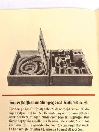"Der Gasschutz im Werkluftschutz" Auer, 24 Seiten, DIN A6, Druckvermerk von 1940