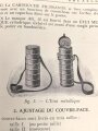 Belgien/Frankreich, Gebrauchsanweisung für die zivile Gasmaske AG. 15 aus der Zweit des zweiten Weltkriegs, über DIN A6