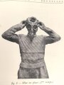 Belgien/Frankreich, Gebrauchsanweisung für die zivile Gasmaske AG. 15 aus der Zweit des zweiten Weltkriegs, über DIN A6