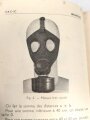 Belgien/Frankreich, Gebrauchsanweisung für die zivile Gasmaske AG. 9 aus der Zeit des zweiten Weltkriegs, über DIN A6