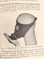 Belgien/Frankreich, Gebrauchsanweisung für die zivile Gasmaske AG. 9 aus der Zeit des zweiten Weltkriegs, über DIN A6