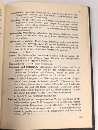 "Werkluftschutz-Wörterbuch"IG Farben,  20 Seiten, über DIN A6