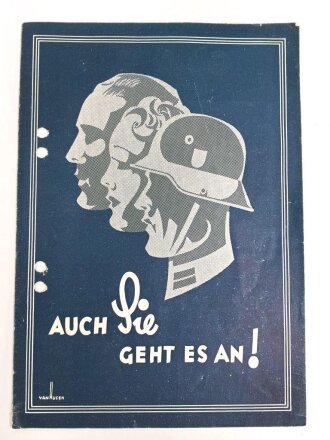 "Auch Sie geht es an!" Bestellblatt Gasmasken...