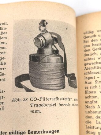 "Der Atemschutz in der Industrie" datiert 1956 mit 114 Seiten, DIN A5