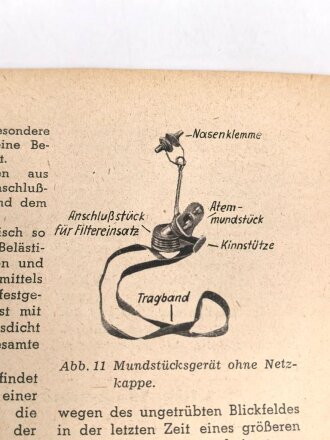 "Der Atemschutz in der Industrie" datiert 1956 mit 114 Seiten, DIN A5