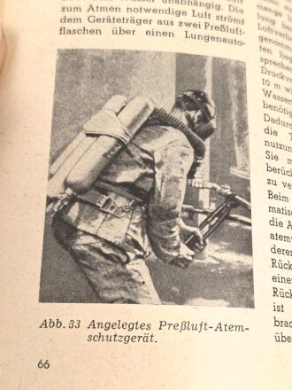 "Der Atemschutz in der Industrie" datiert 1956 mit 114 Seiten, DIN A5