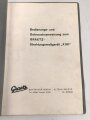 Bedienungs- und Gebrauchsanweisung zum Graetz Strahlungsmeßgerät X50, 13 Seiten mit Anhang, über DIN A5