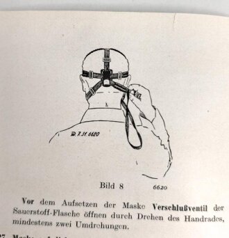 Drägerwerk, Gebrauchsanleitung für ein Dräger-KG-Gerät Modell 210 R3.4-1", 20 Seiten, DIN A6, datiert 1949