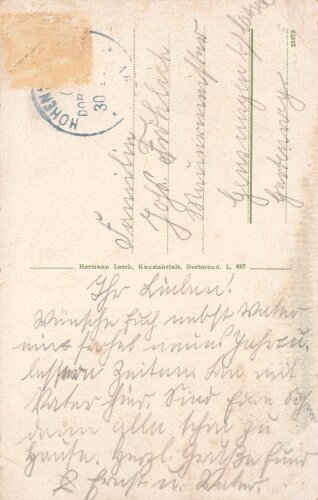 Ansichtskarte "Hohensyburg - Kaiser...