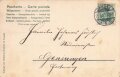 Ansichtskarte "Cassel-Wilhelmshöhe - Bahnhof der Herkulesbahn"