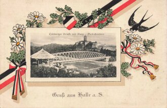 Ansichtskarte "Gruß aus Halle a. S."
