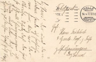 Ansichtskarte "Gruß aus Halle a. S."