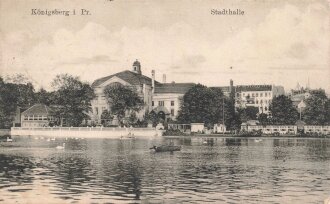 Ansichtskarte "Königsberg i Pr. - Stadthalle"